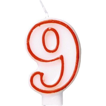 American Greetings Numeral Candle 9   Food & Grocery   Paper Goods
