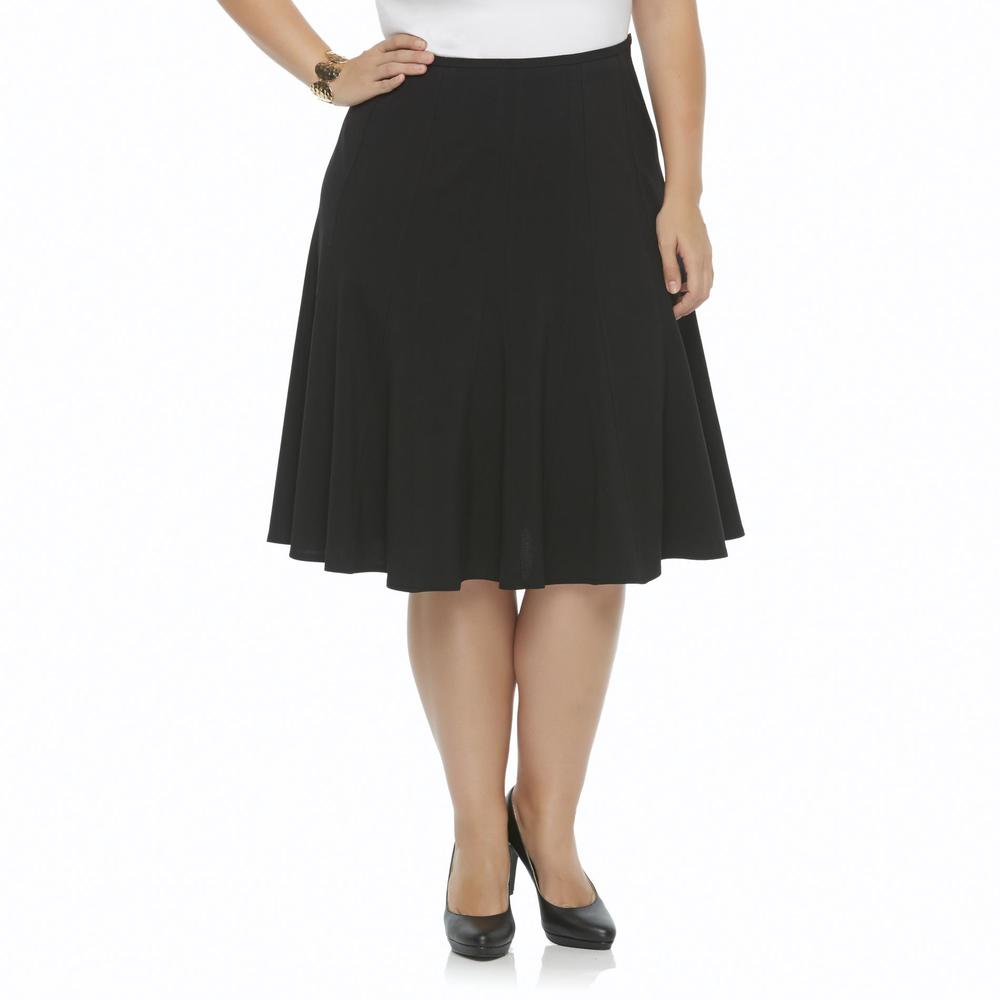 Covington Women's Plus Godet Panel Skirt
