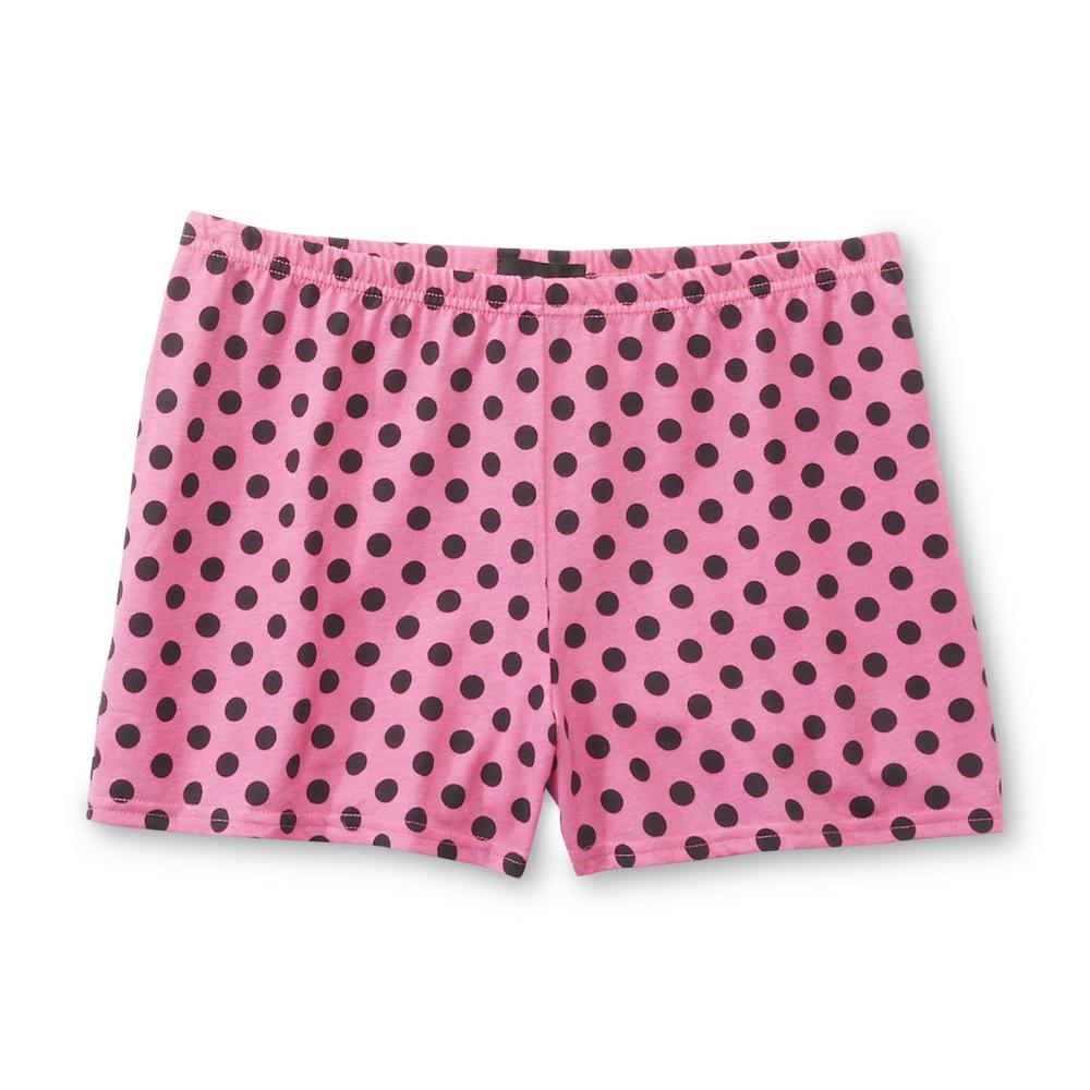 Joe Boxer Women's Pajama Shirt  Pants & Shorts - Hearts & Zebra Print