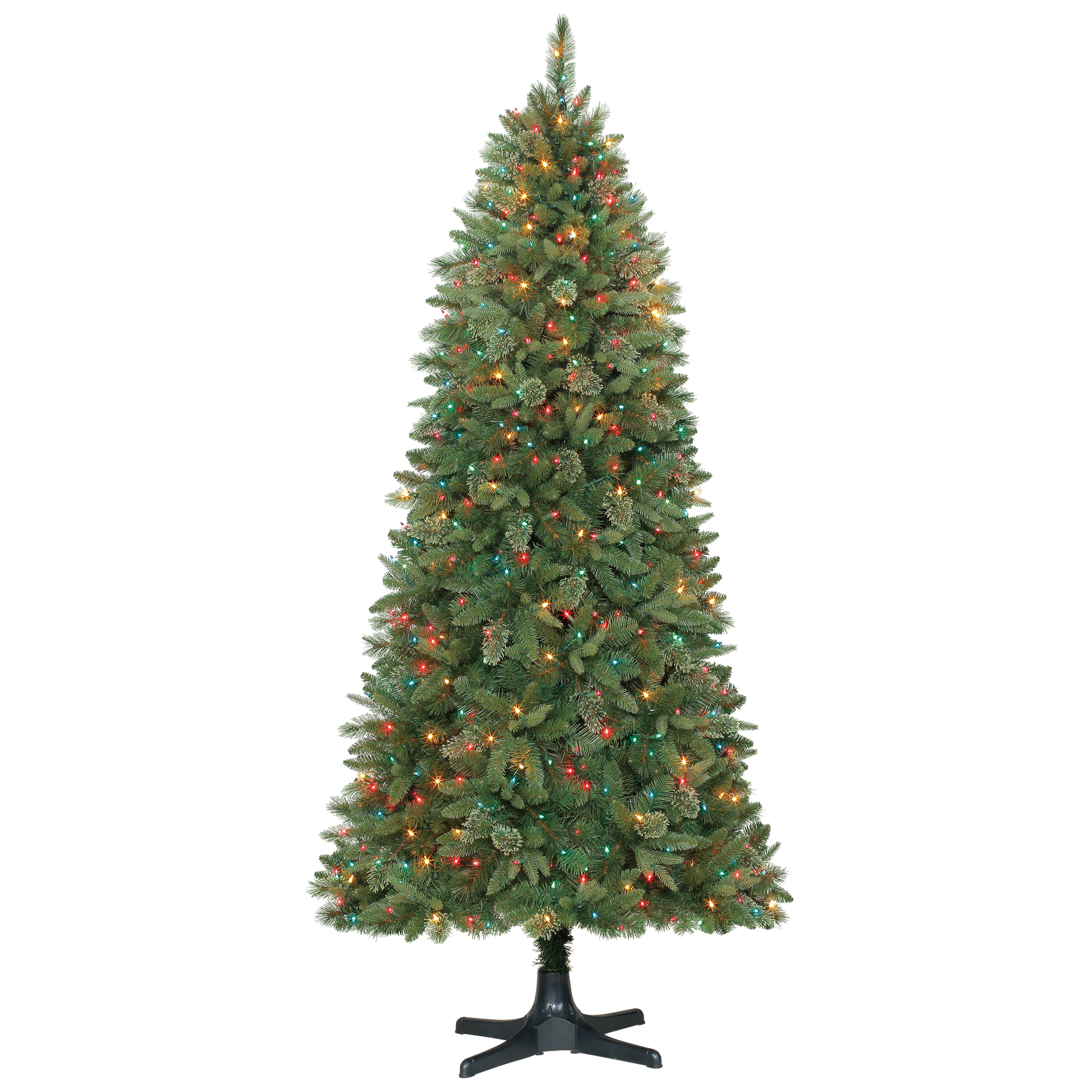 DONNER & BLITZEN 7.5' Christmas Lowell Cashmere Pine Tree, Multi Lights