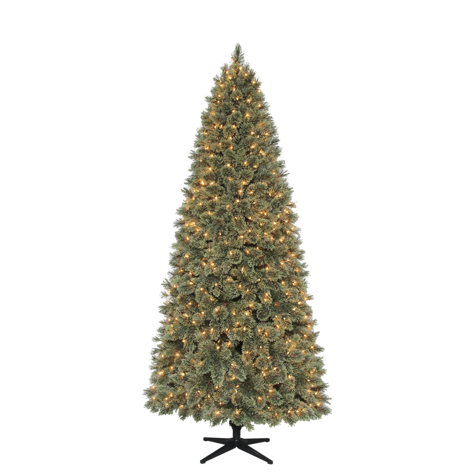 DONNER & BLITZEN 7.5 Ft. Clear Lights Harrison Cashmere Slim Mixed Pine