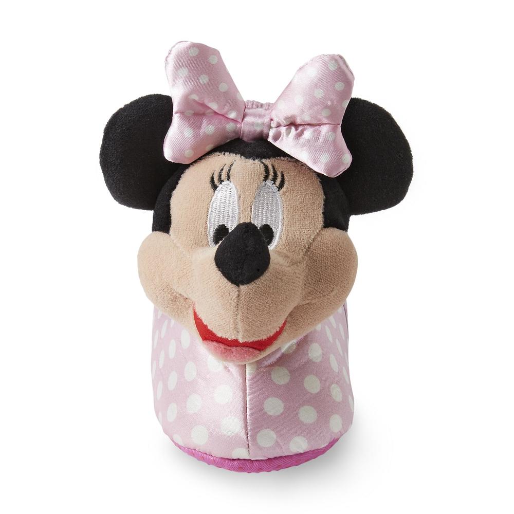 Disney Toddler Girl's Minnie Mouse Pink Slipper