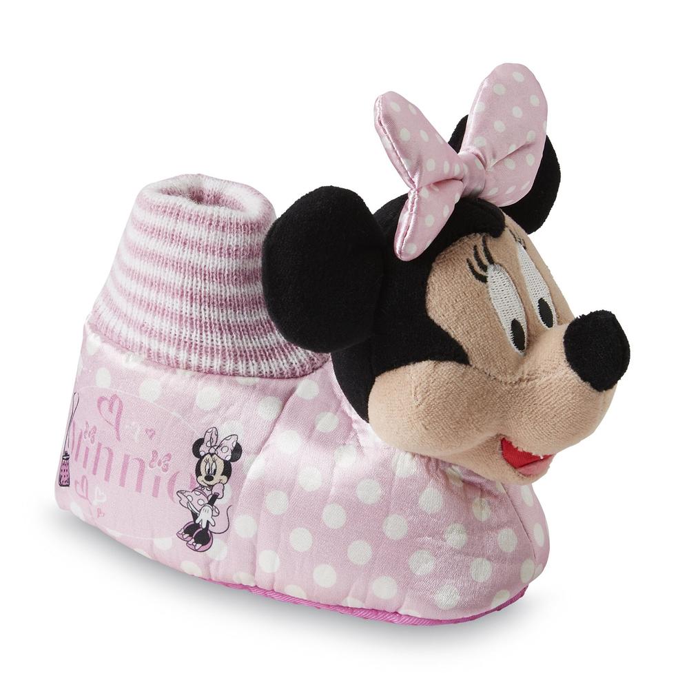 Disney Toddler Girl's Minnie Mouse Pink Slipper