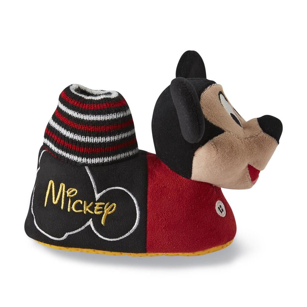 Disney Toddler Boy's Mickey Mouse Red/Black Slipper