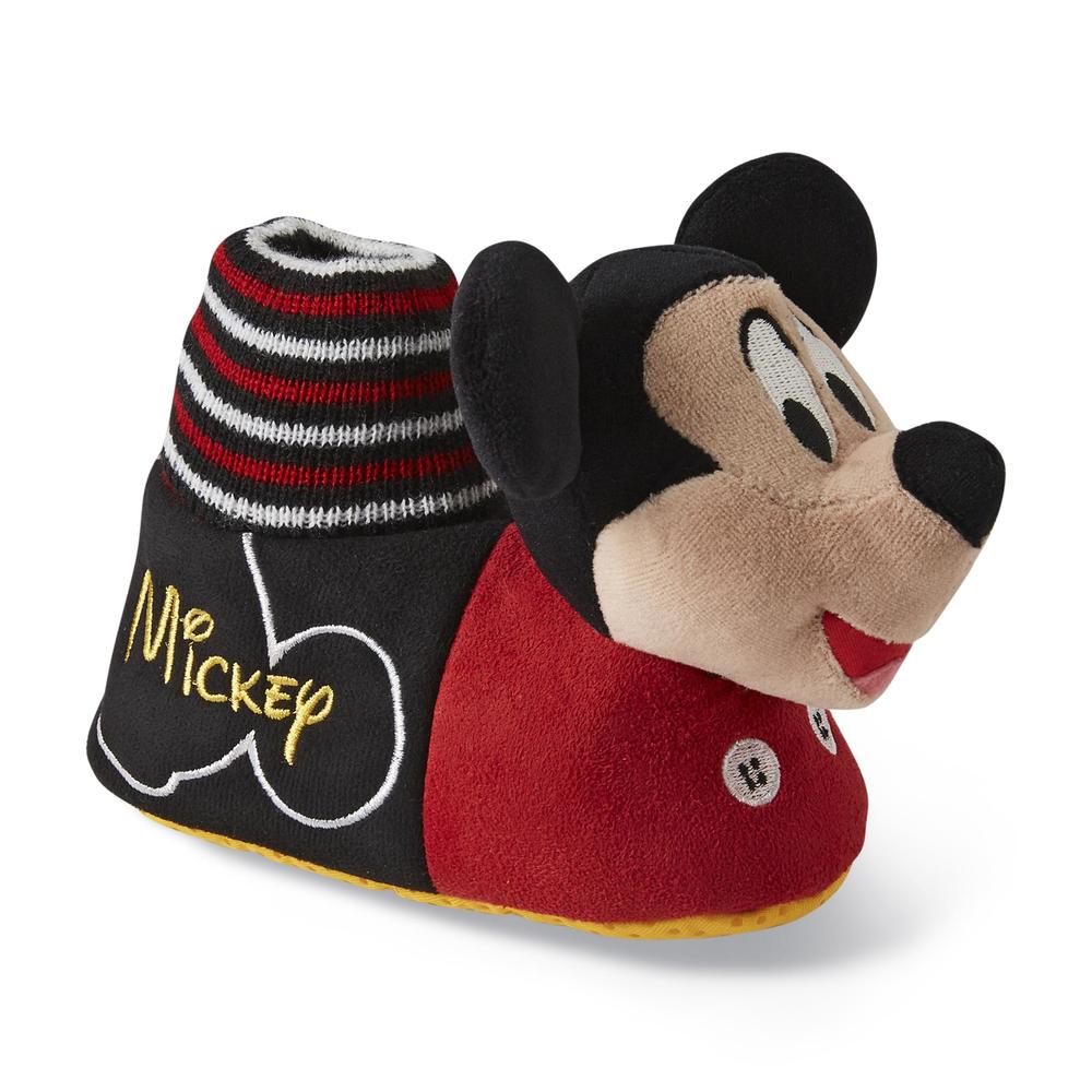 Disney Toddler Boy's Mickey Mouse Red/Black Slipper