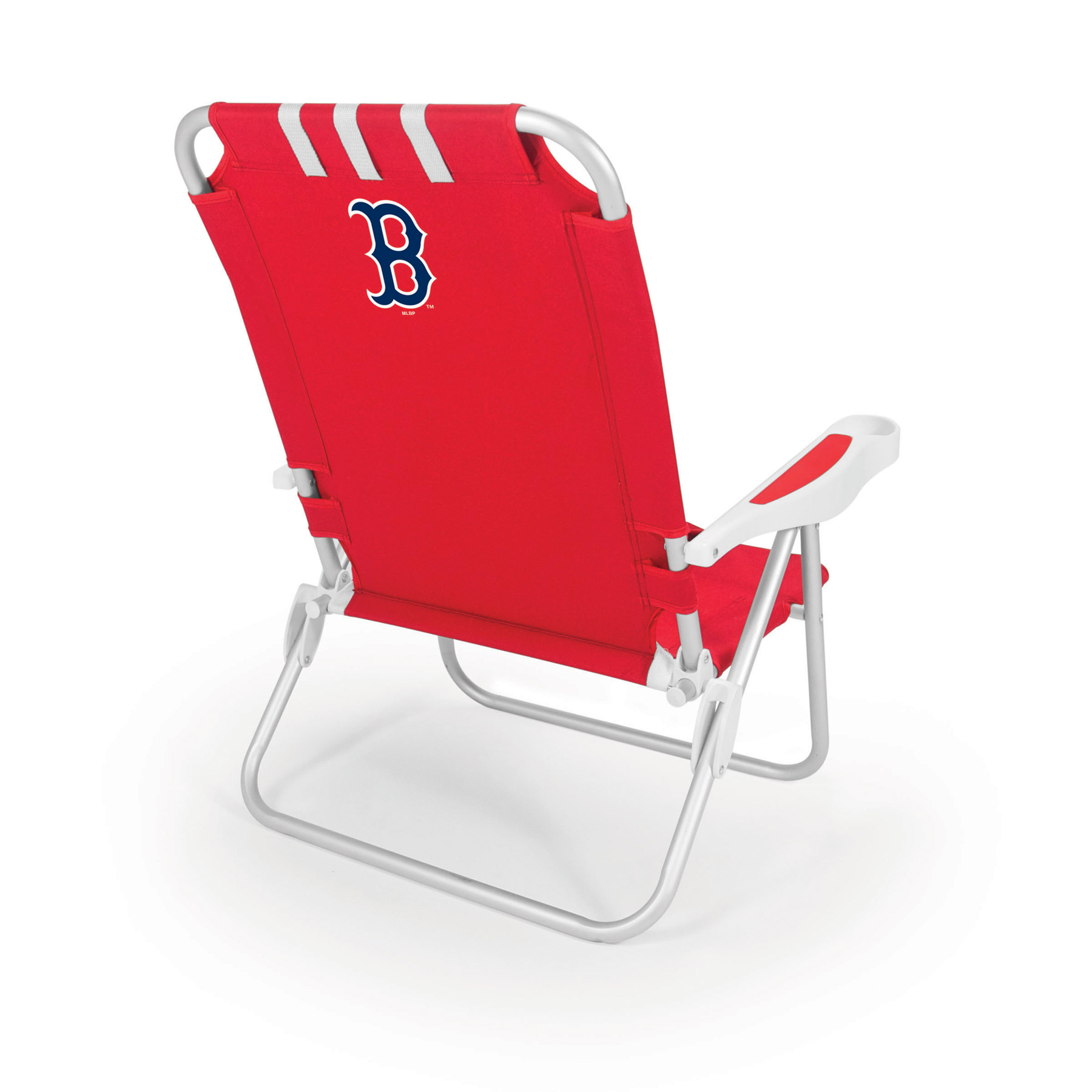 Picnic Time Monaco Beach Chair - MLB - Red