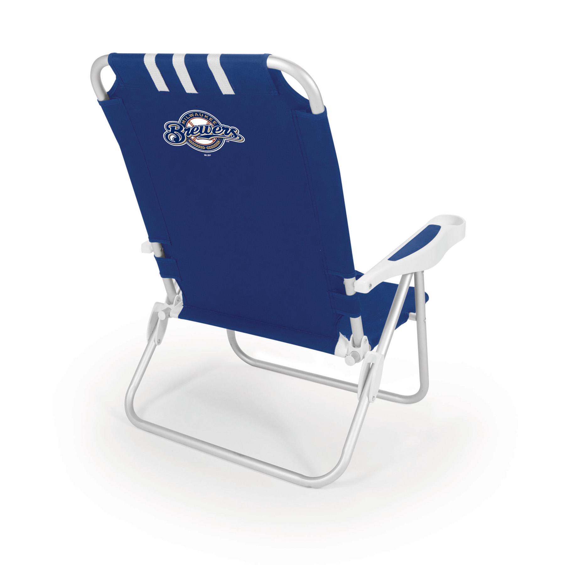 Picnic Time Monaco Beach Chair - MLB - Navy