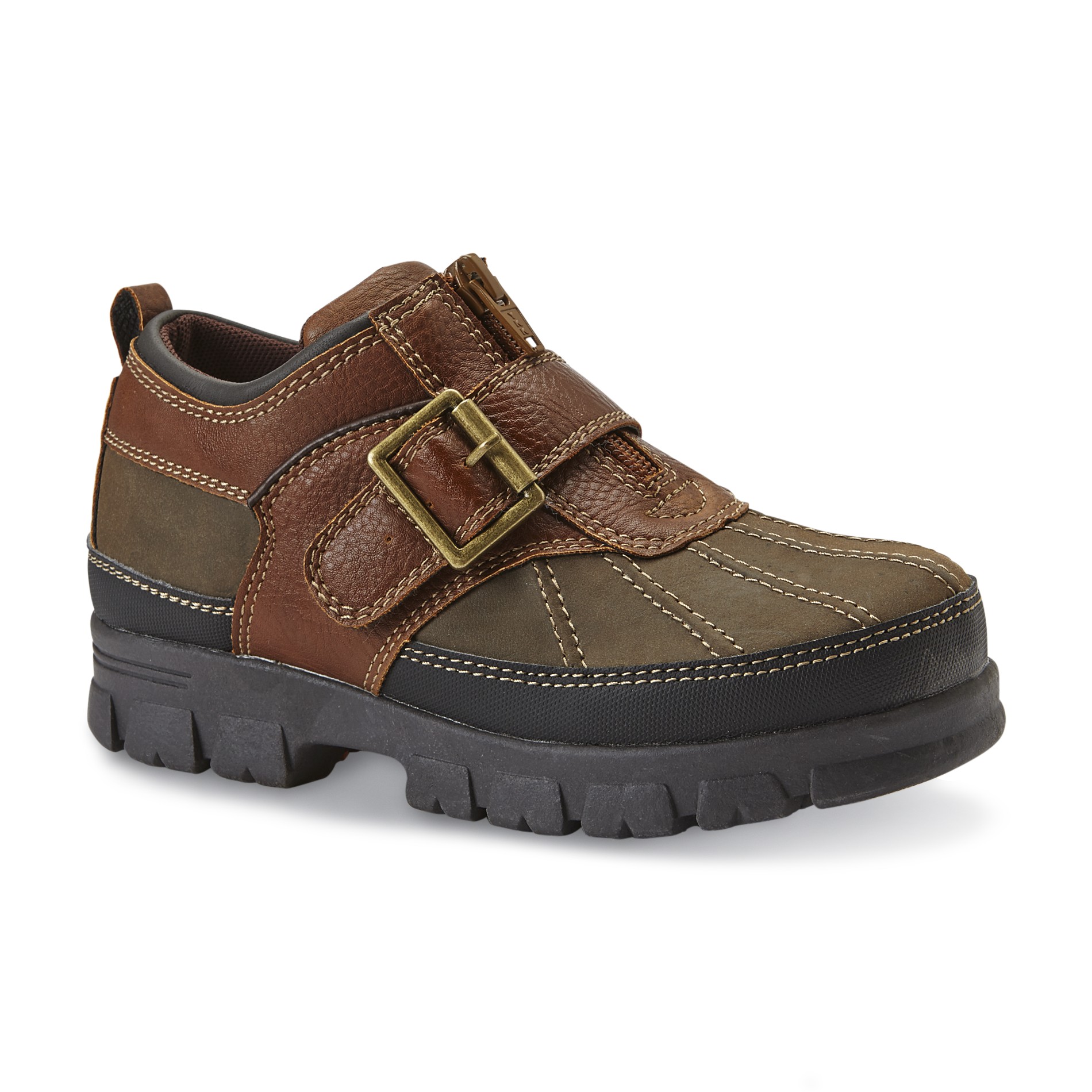 Route 66 Boy's Kevin 2 Duck Toe Brown Casual Shoe