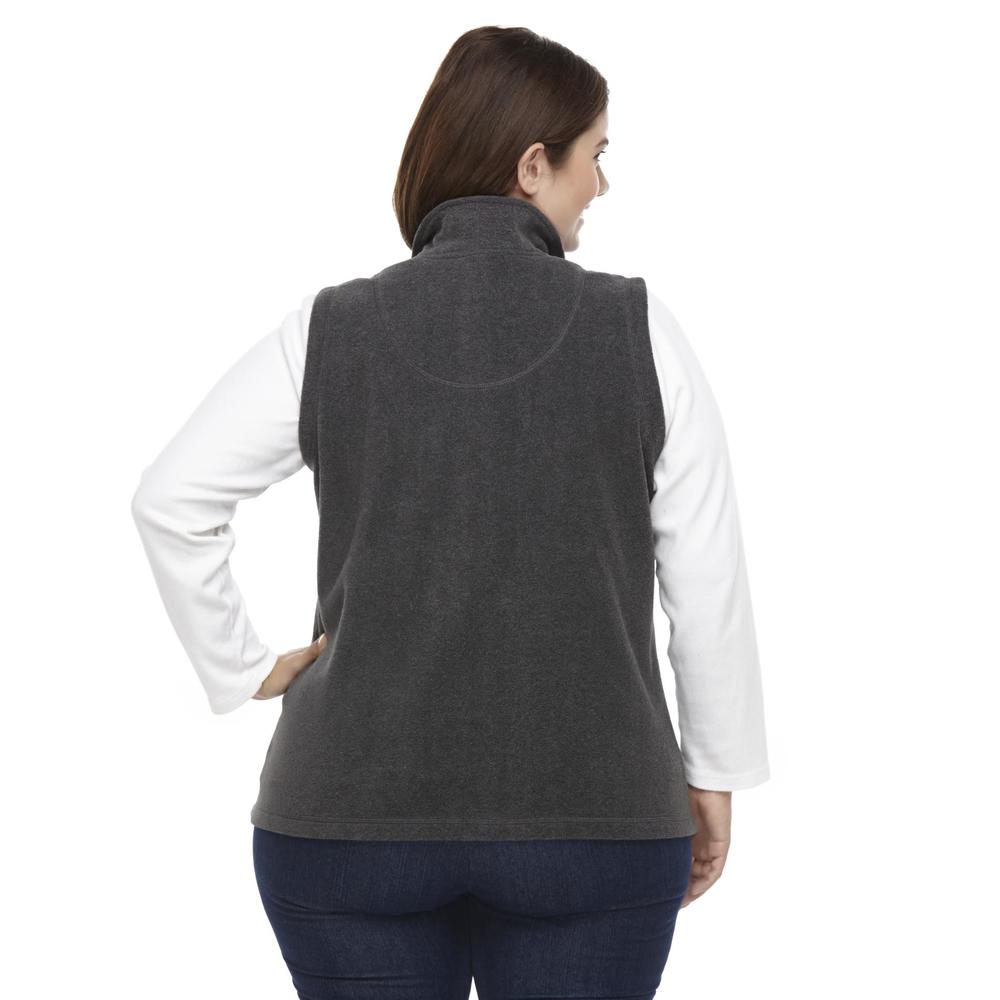 Laura Scott Women's Plus Microfleece Vest