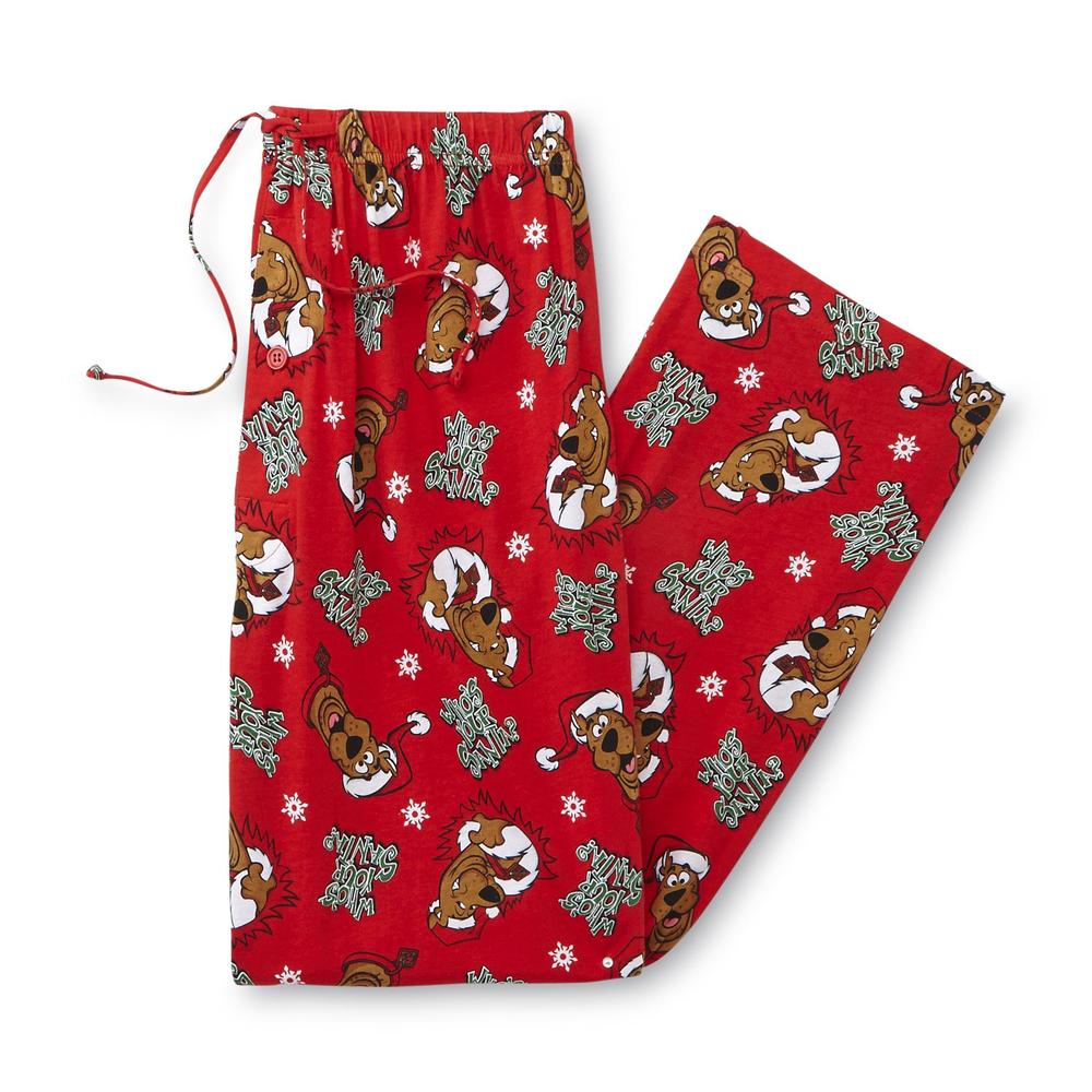 Hannah Barbera Men's Knit Pajama Pants - Scooby-Doo Christmas