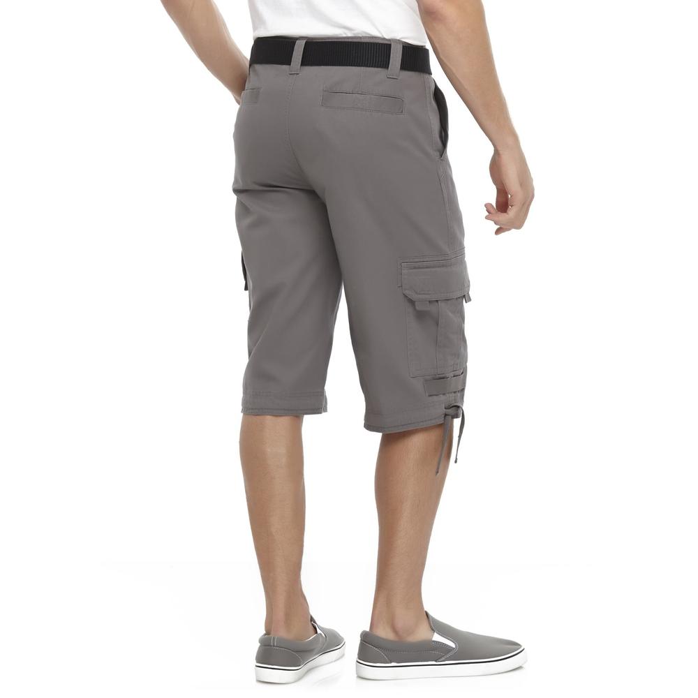 Route 66 Men's Belted Messenger Cargo Shorts