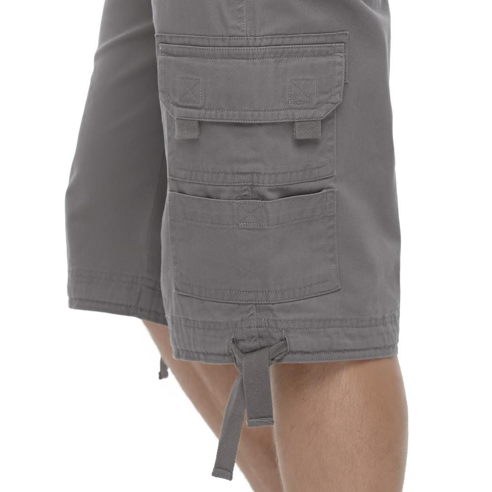 Route 66 Men's Belted Messenger Cargo Shorts