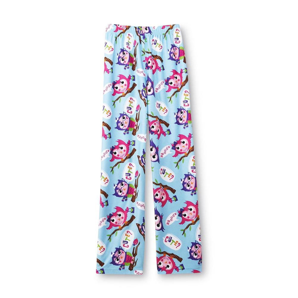 Joe Boxer Girl's Pajama Top & Pants - Cartoon Owl