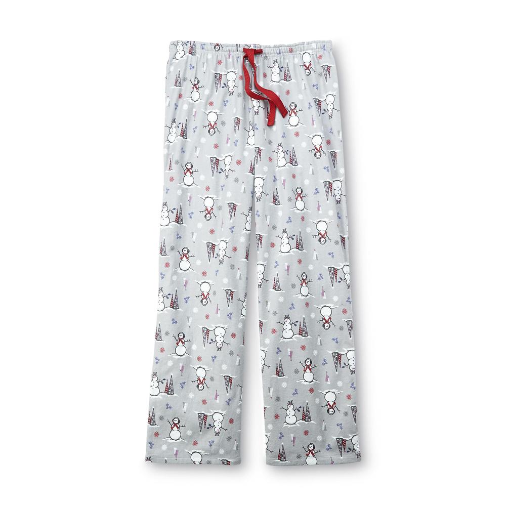 Covington Women's Flannel Lounge Pants - Snowman