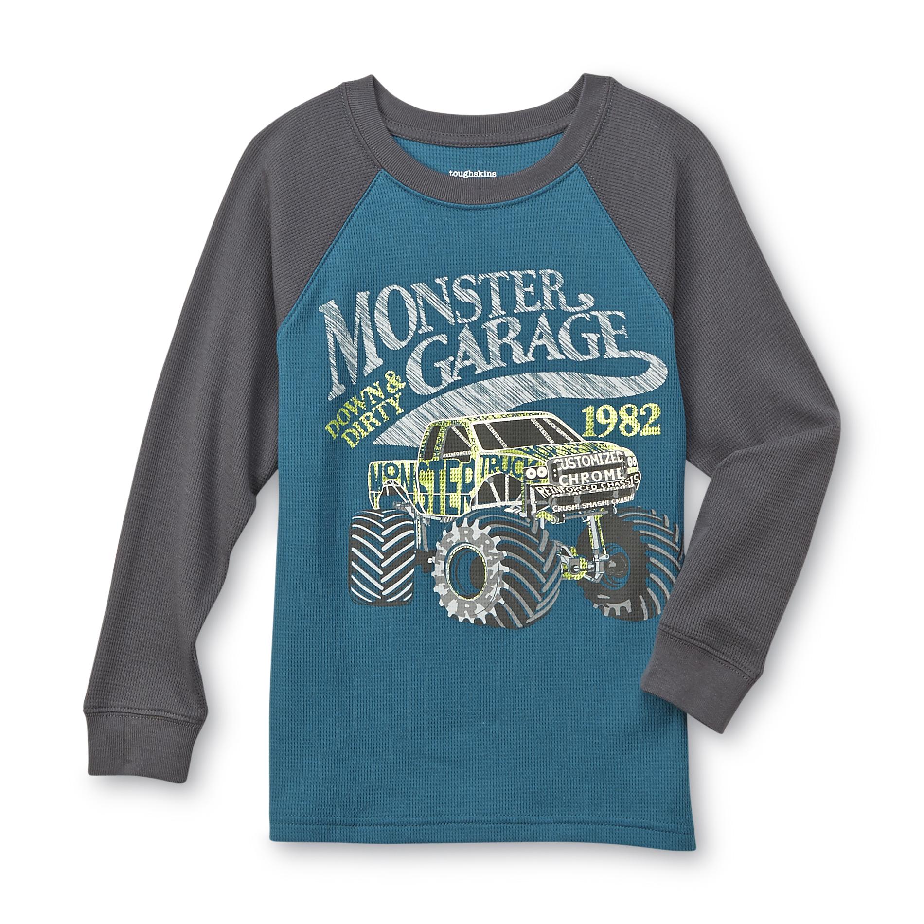 Toughskins Boy's Thermal Graphic Shirt - Monster Truck