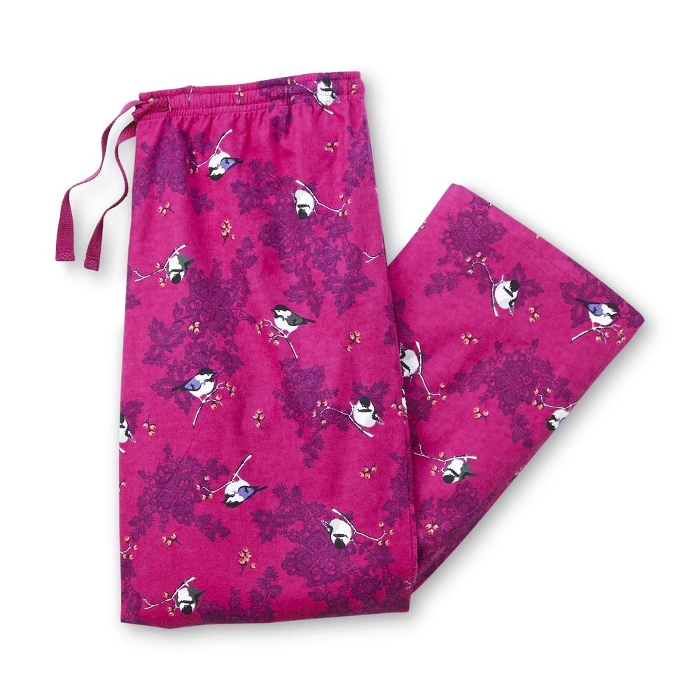Covington Women's Flannel Lounge Pants - Bird