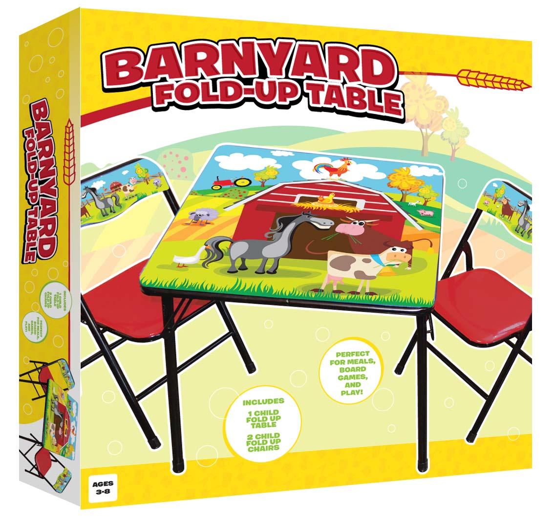 Barnyard Folding Table With 2 Chairs