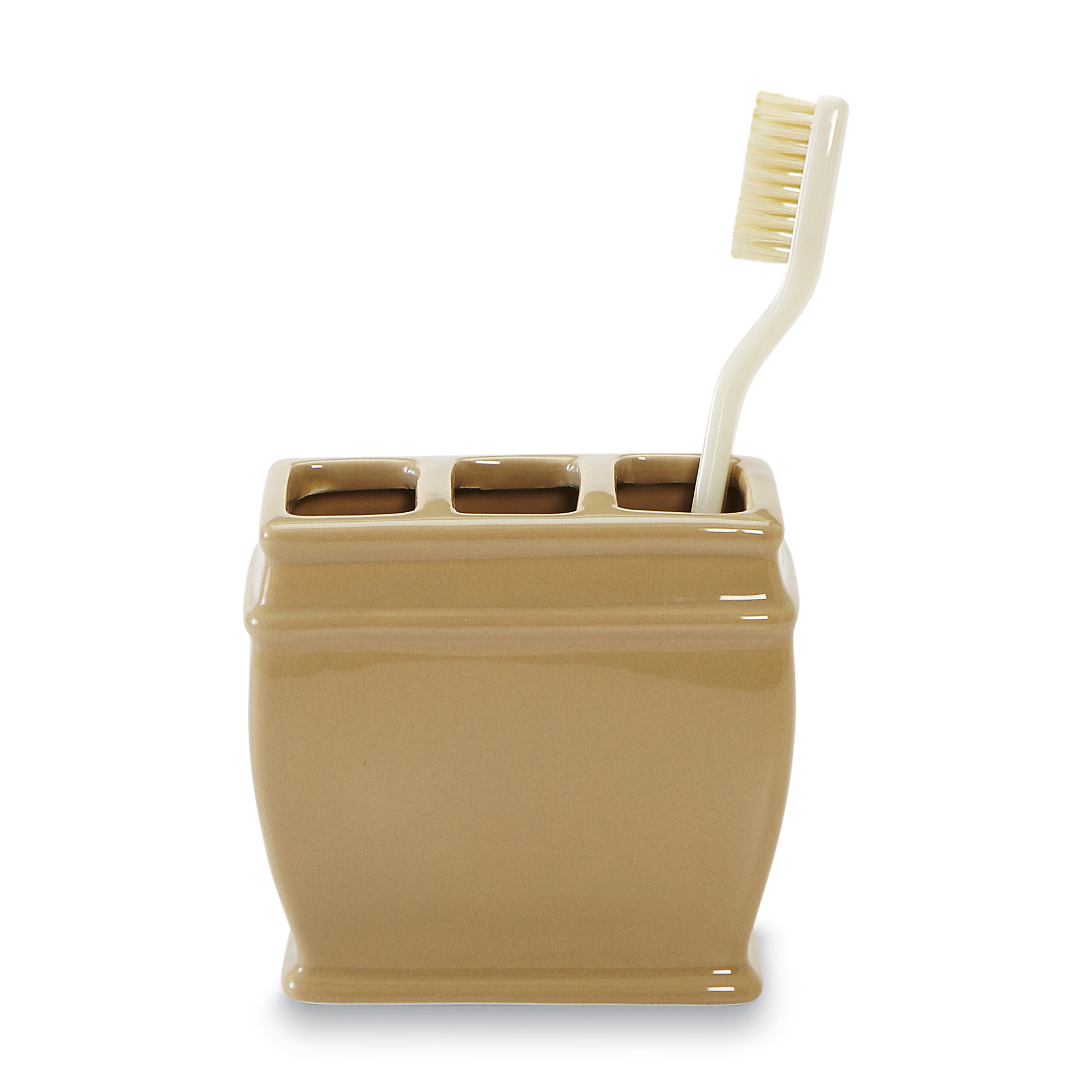 Cannon Toothbrush Holder Tan