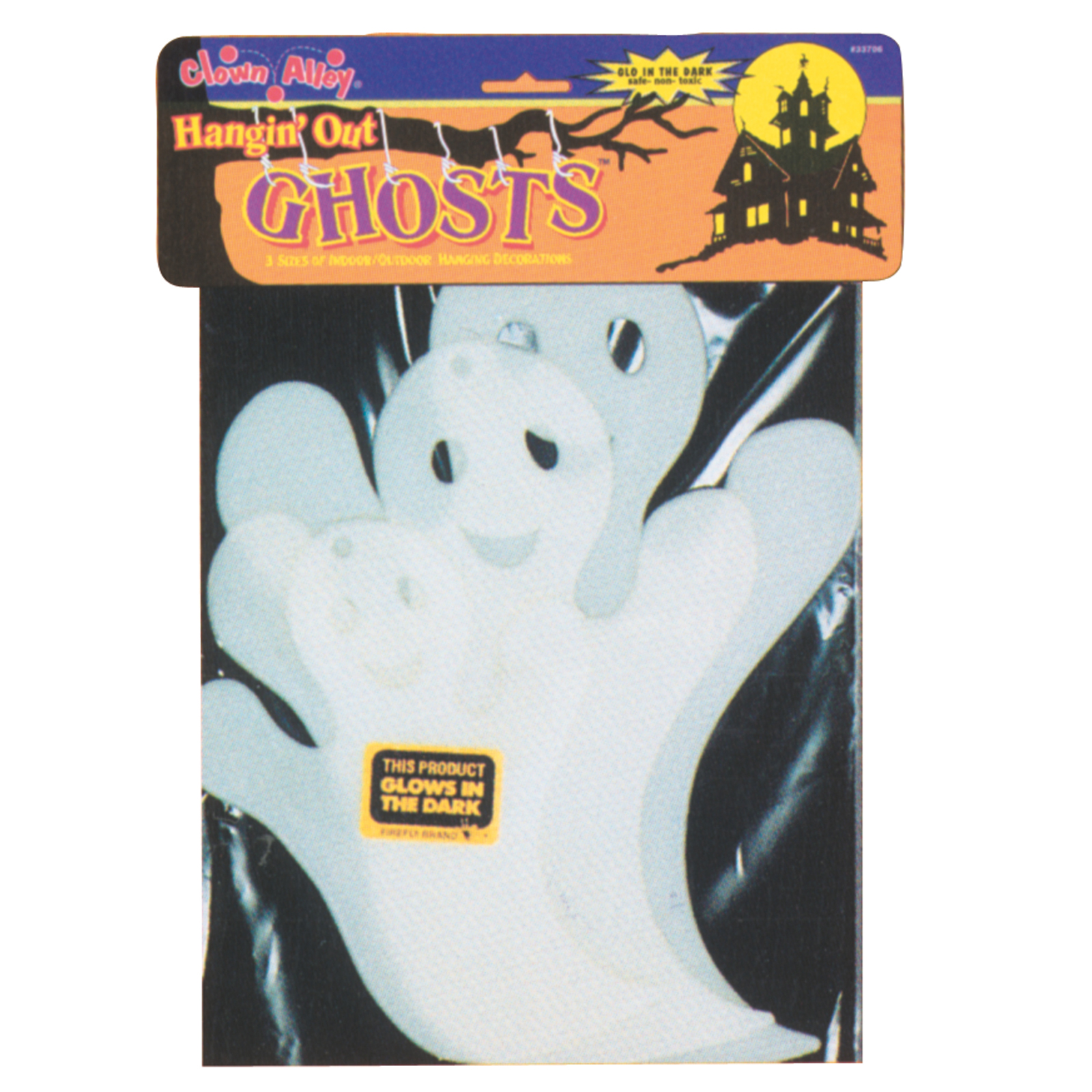 Hanging Glow In The Dark Ghost Halloween D&#233;cor