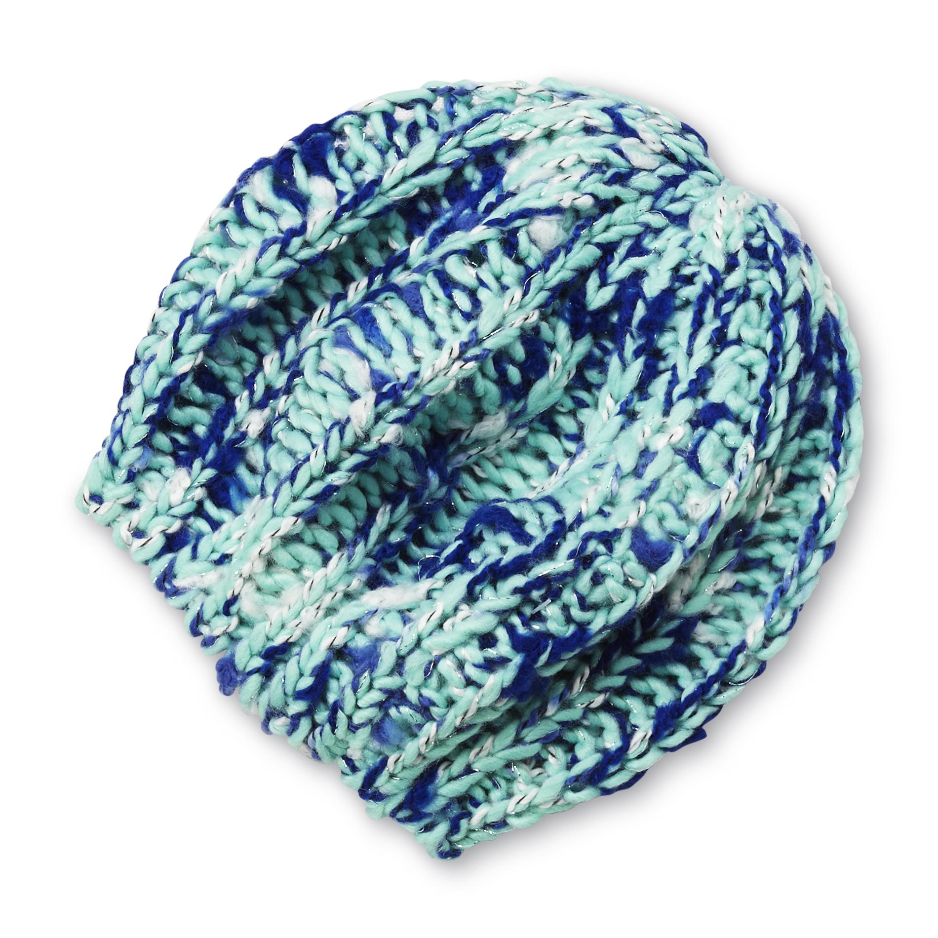 Joe Boxer Junior's Chunky Knit Beret - Space-Dyed
