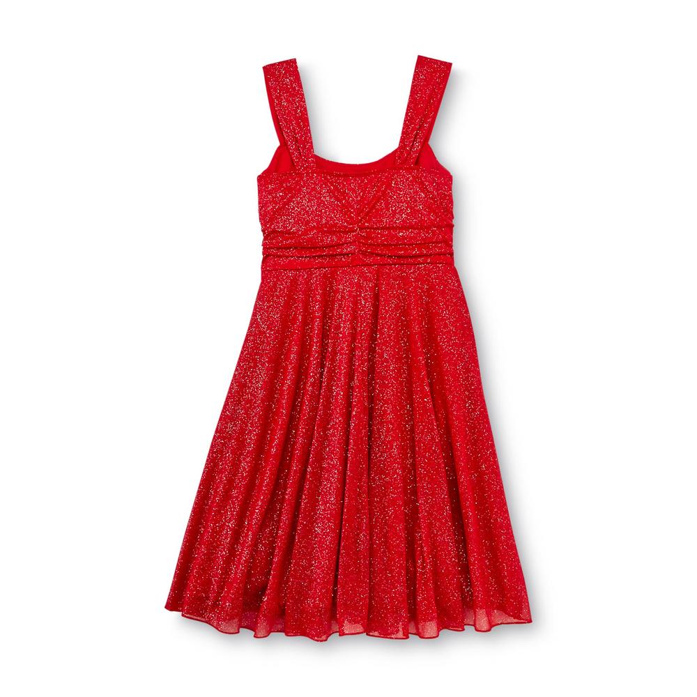 Ruby Rox Girl's Sparkling Chiffon Party Dress