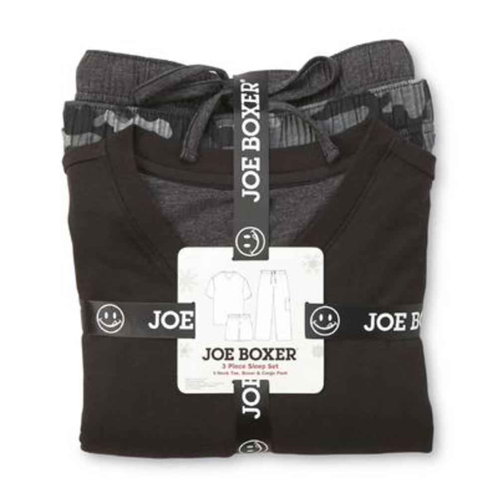 Joe Boxer Men's 3-Piece Pajama Set - Camouflage