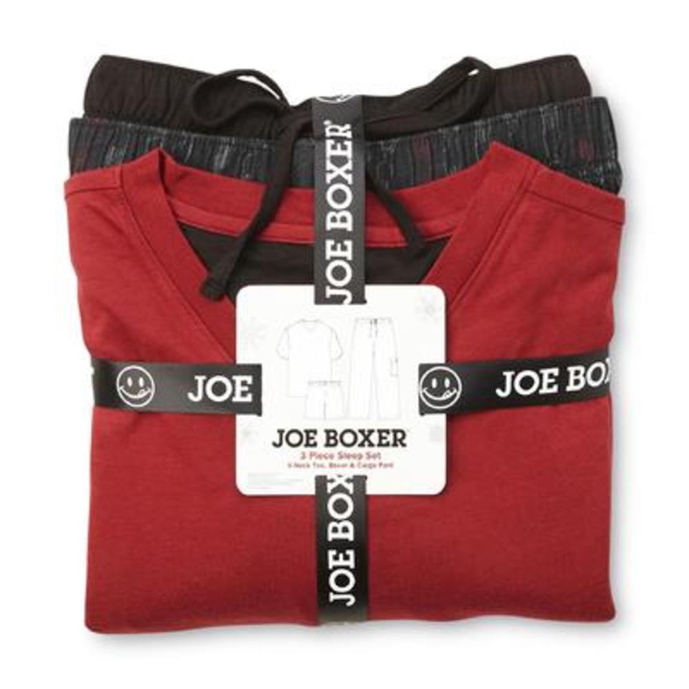 Joe Boxer Men's 3-Piece Pajama Set - Reindeer