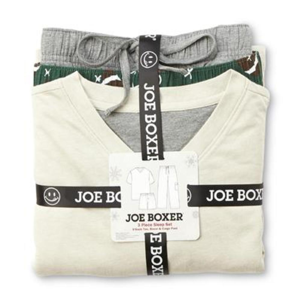 Joe Boxer Men's 3-Piece Pajama Set - Football