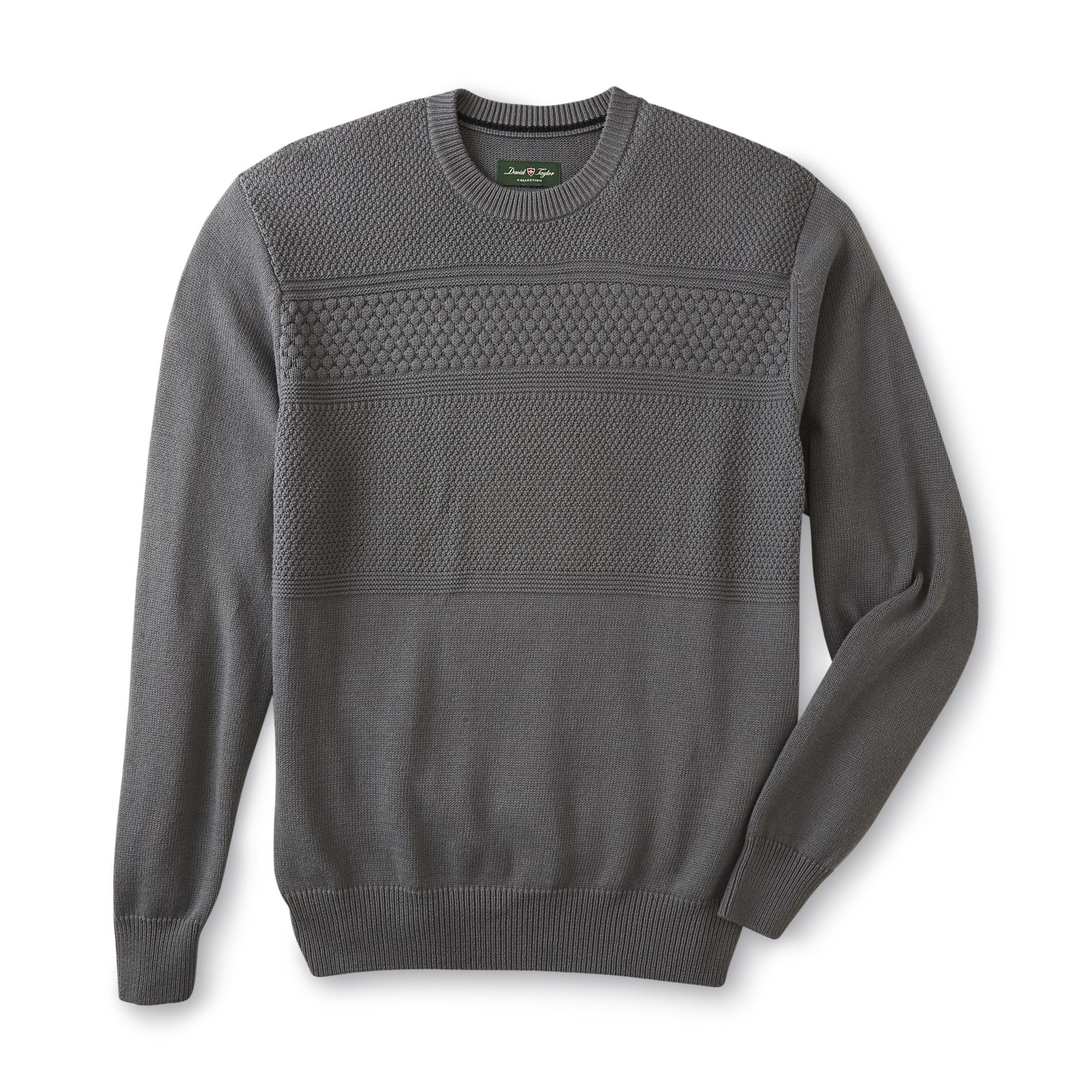 David Taylor Collection Men's Crew Neck Sweater
