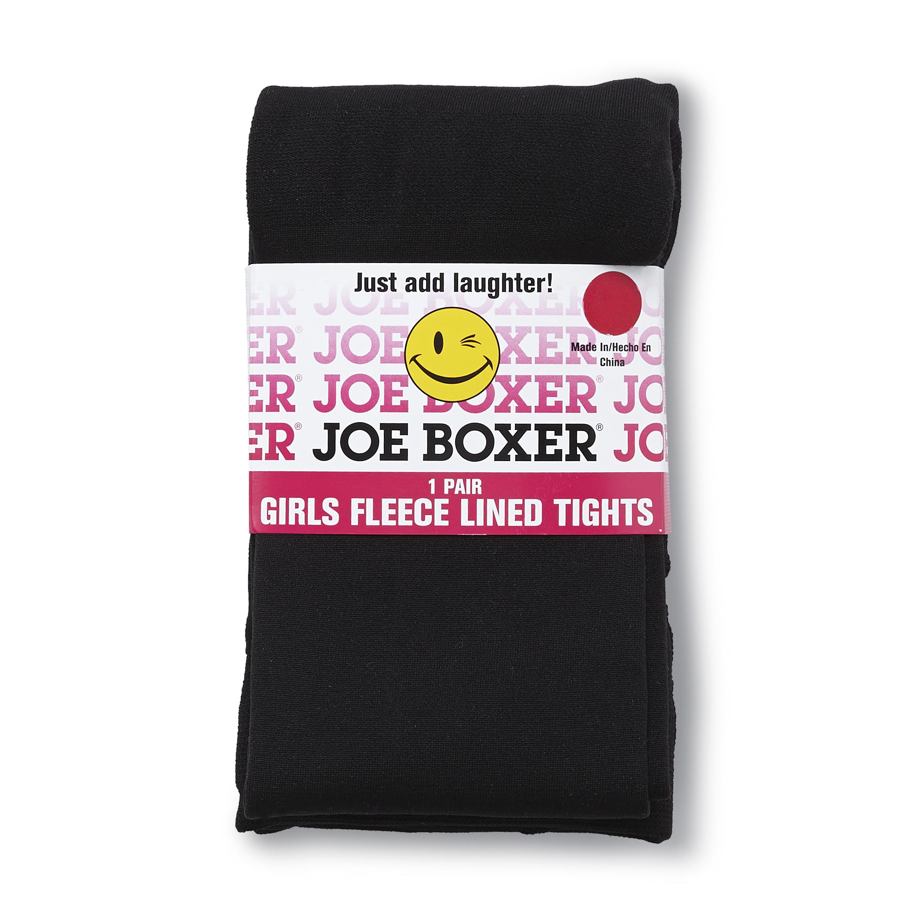 Joe Boxer Girl's Fleece-Lined Tights