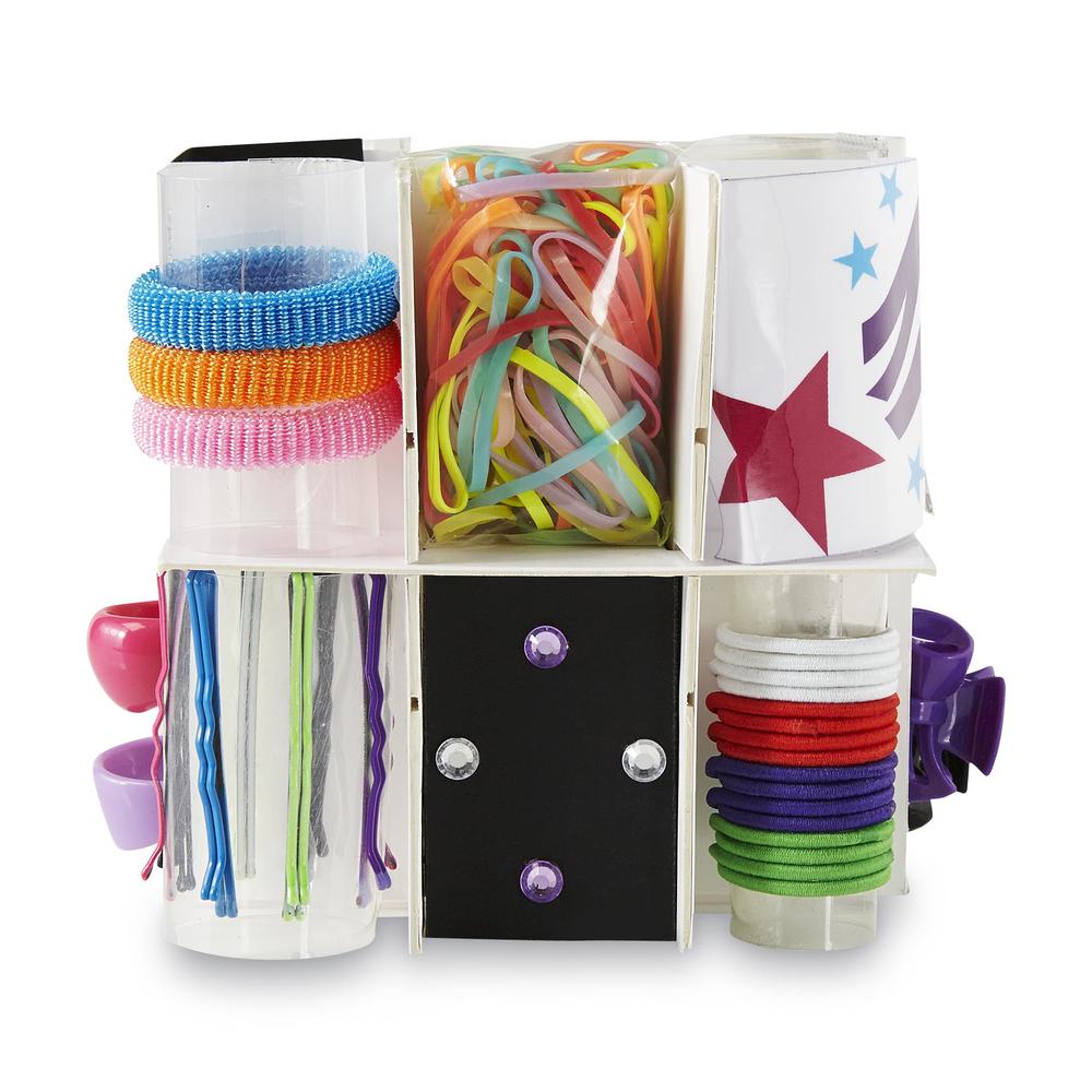 Joe Boxer Girl's 150-Piece Hair Accessory & Jewelry Collection