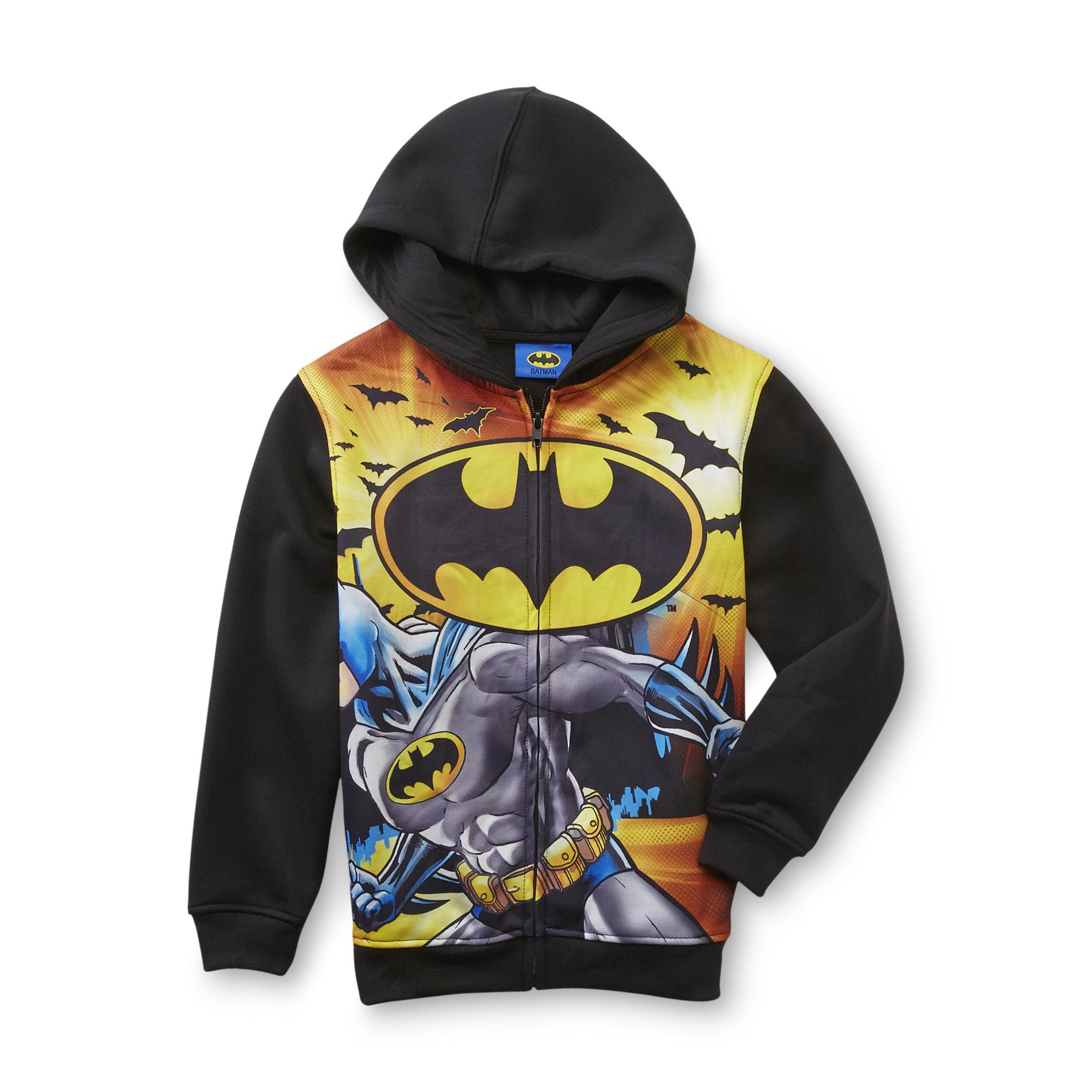 DC Comics Batman Boy's Graphic Hoodie Jacket