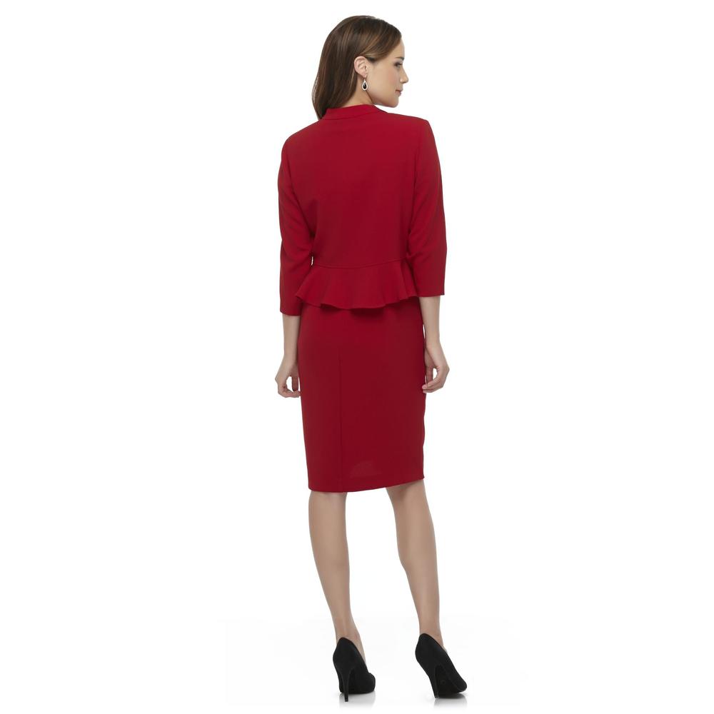 Covington Women's Sleeveless Shift Dress & Jacket