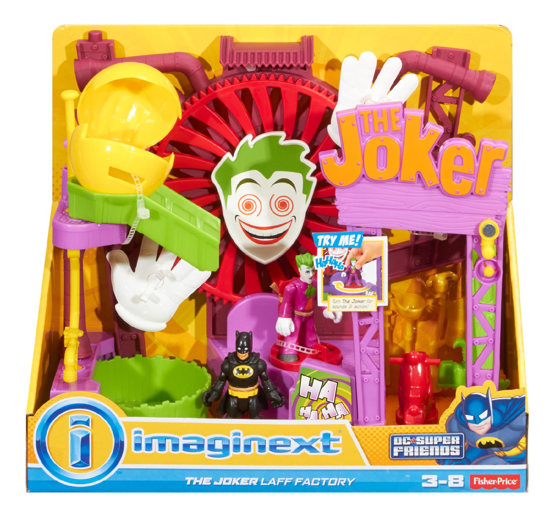 imaginext dc super friends playset