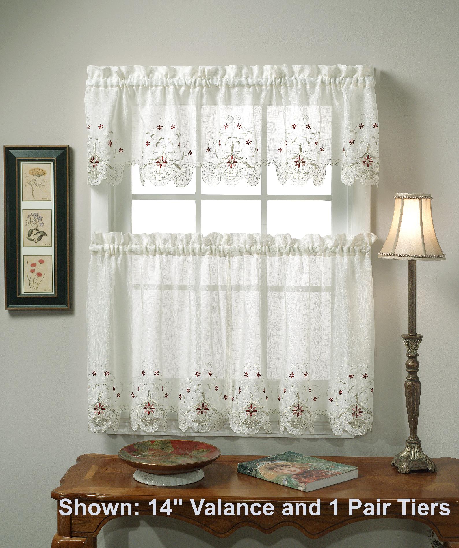 Today S Curtain Sunshine 24 Quot Tier Pair