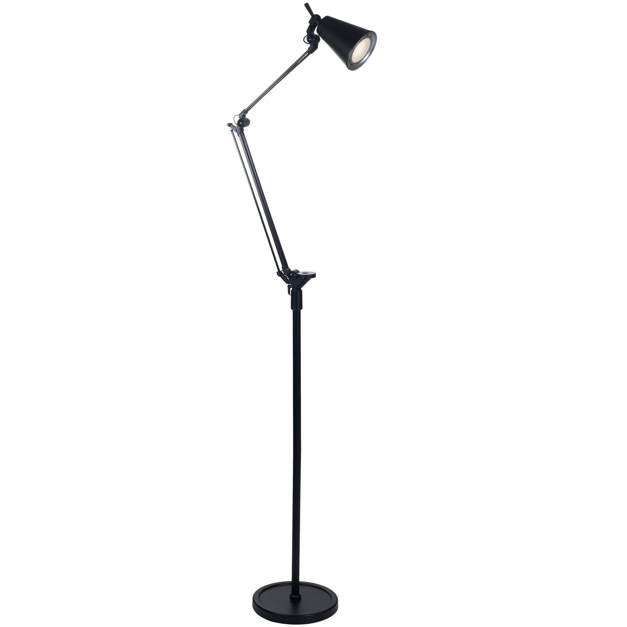 Lavish Home 6 Foot LED Adjustable Floor Lamp