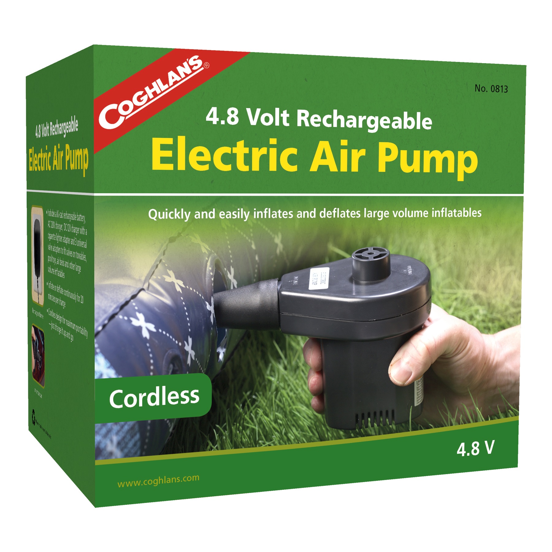 Coghlan's Ltd. Coghlan's 4.8V Rechargeable Electric Air Pump