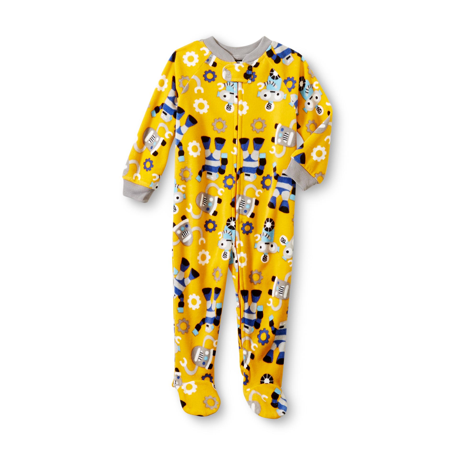 Joe Boxer Infant & Toddler Boy's Fleece Sleeper Pajamas - Robots