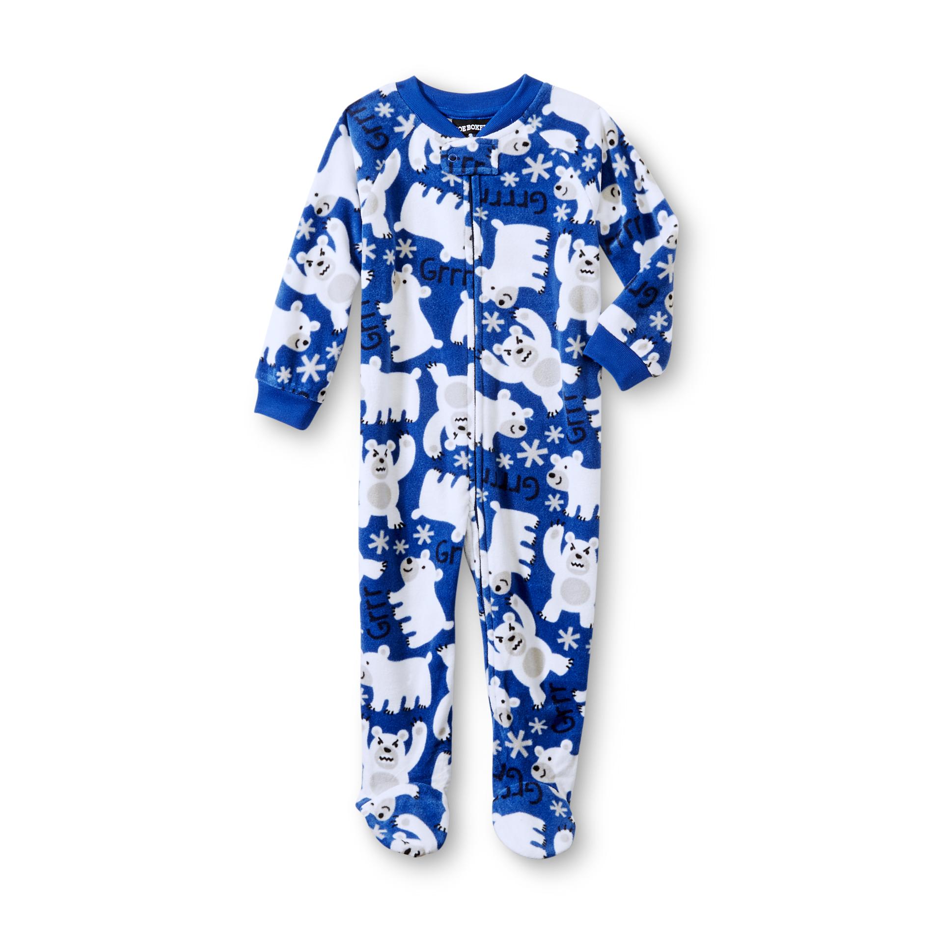 Joe Boxer Infant & Toddler Boy's Fleece Sleeper Pajamas - Polar Bears