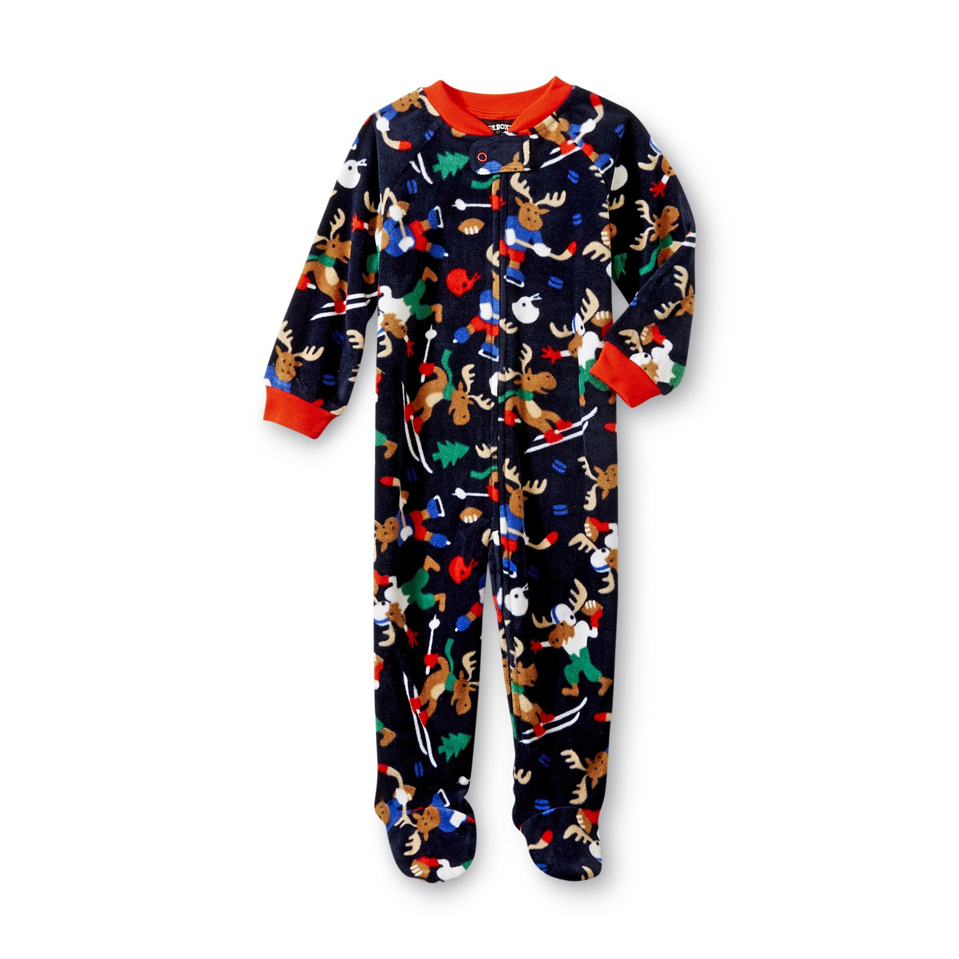 Joe Boxer Infant & Toddler Boy's Fleece Sleeper Pajamas - Sports Moose