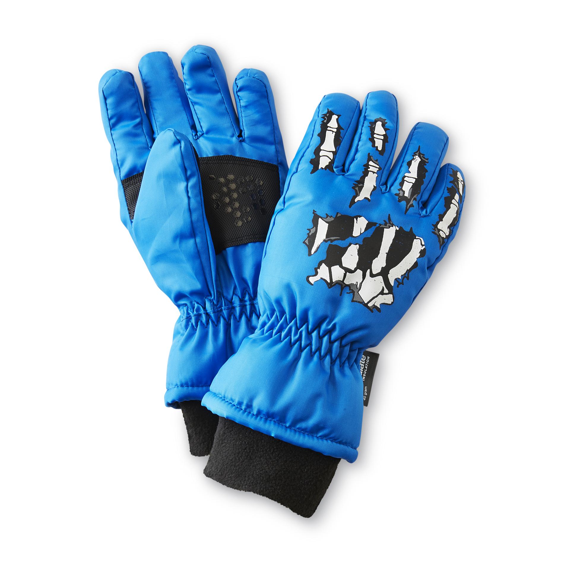 Canyon River Blues Boy's Winter Gloves - Skeleton