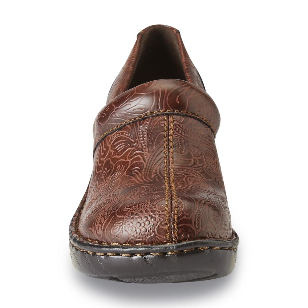 Canyon River Blues Women's Coby Embossed Clog - Brown/Floral