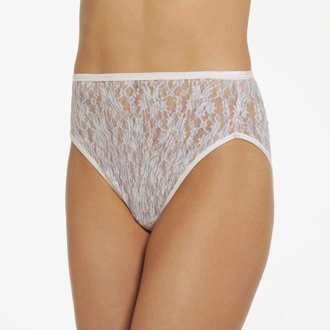 Vanity Fair Women's Illumination Lace HiCut Brief Panties 13202