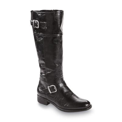 Wear Ever Women's Preakness Wide Width Riding Boot - Extended Calf  Black