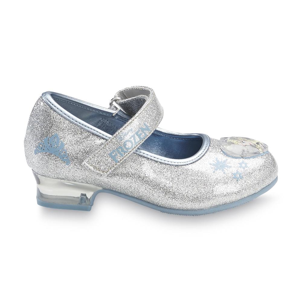 Disney Girls Frozen Blue Toddler Mary Jane Shoes