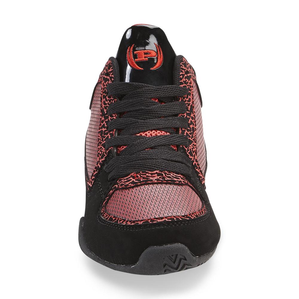 Phat Farm Boy's Rhine 2 Black/Red High-Top Athletic Shoe