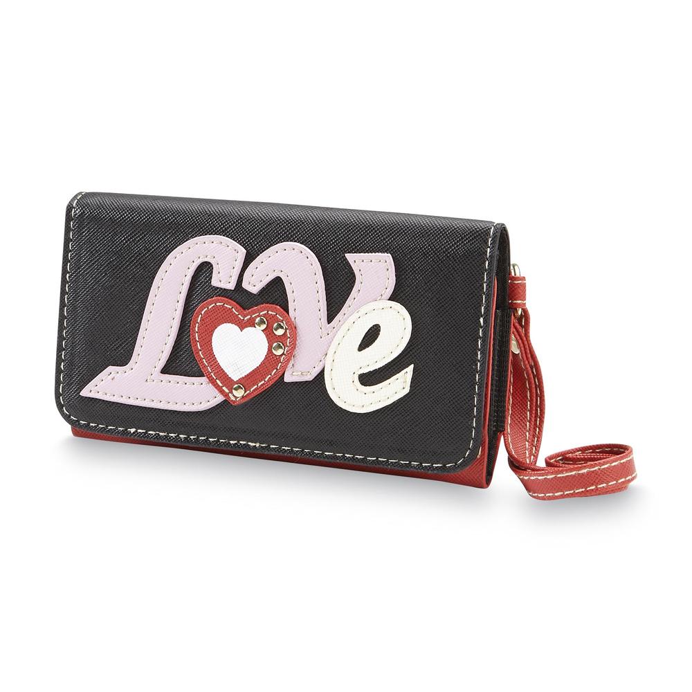 Joe Boxer Junior's Phone Wristlet Wallet - Love