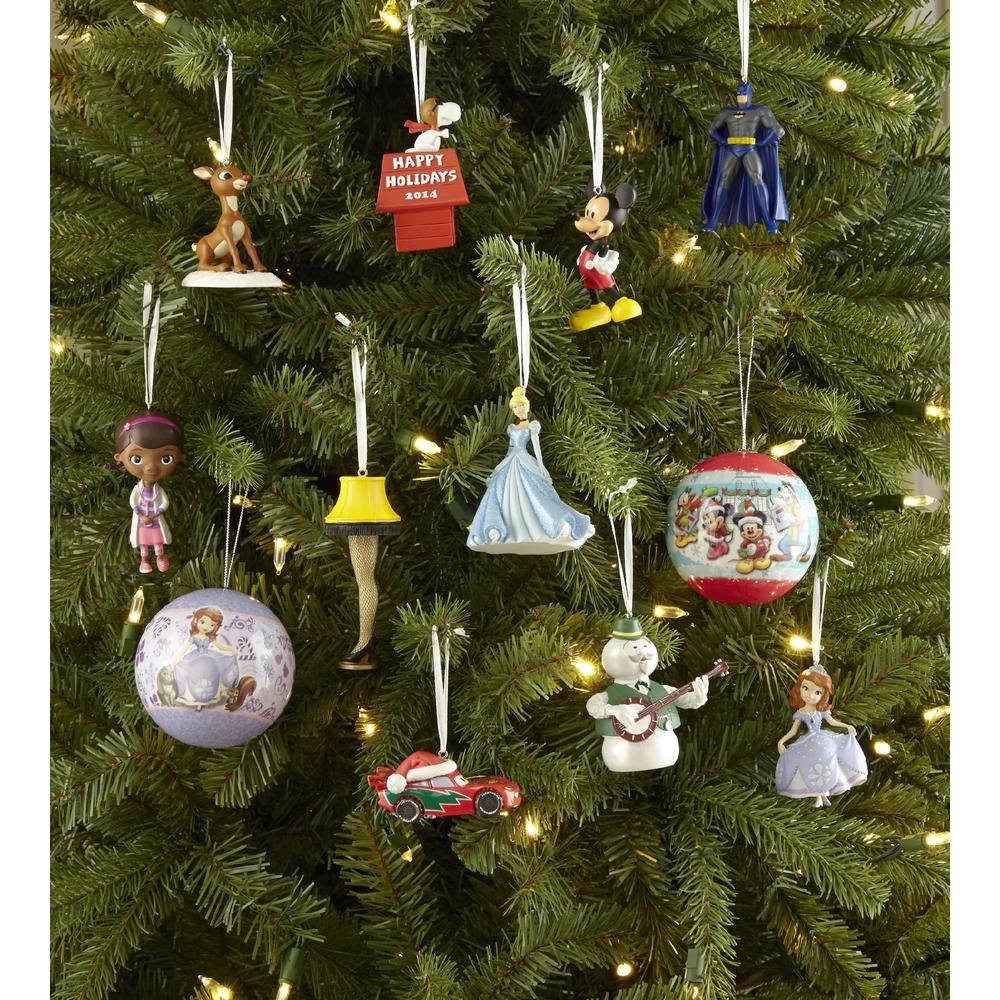 Disney Hallmark Mickey and Friends Decoupage Ball Christmas Ornament