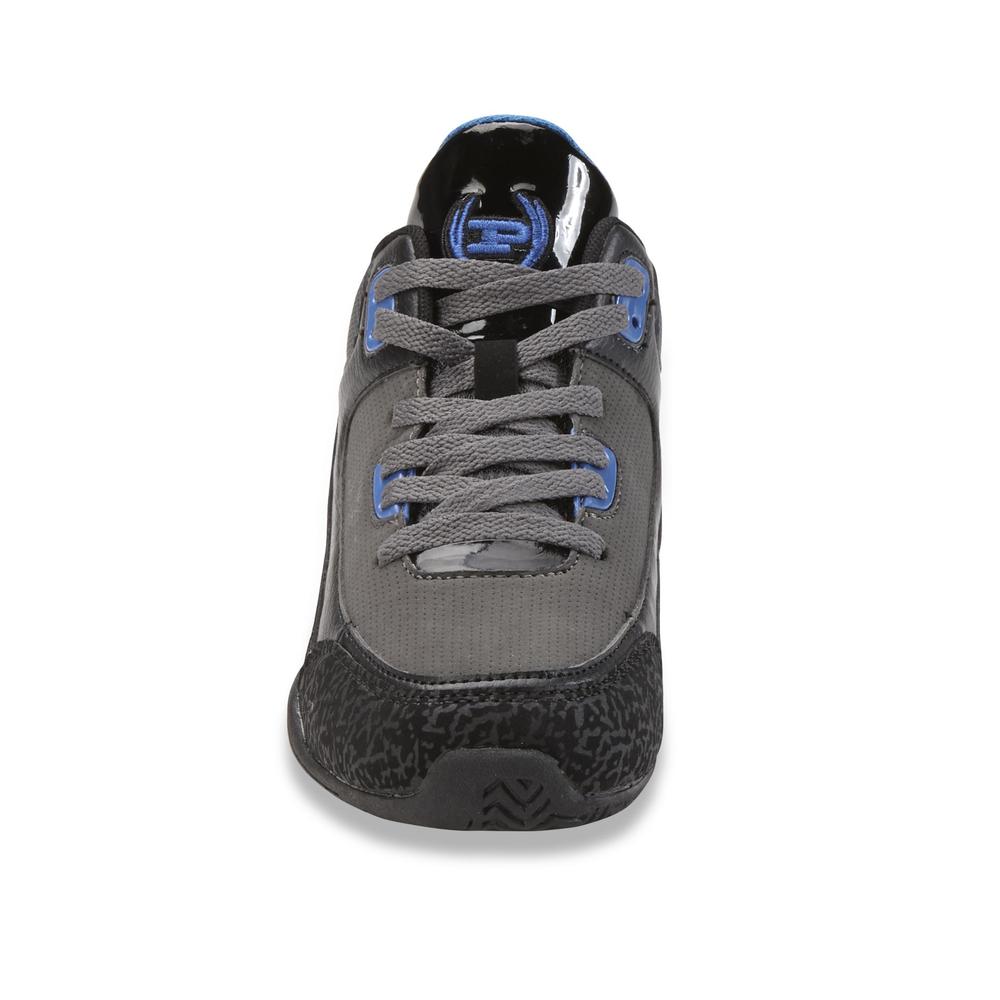 Phat Farm Boy's Clayson 2 Black/Gray/Blue Basketball Shoe