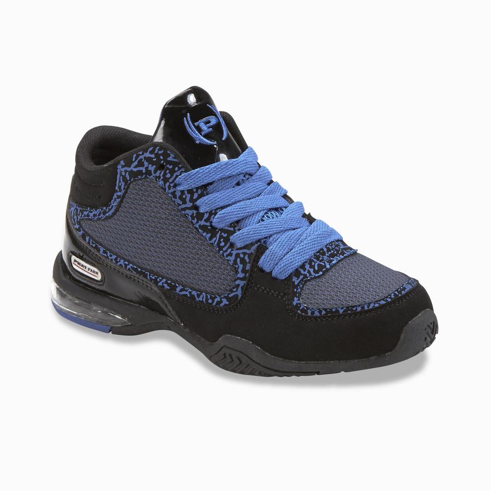 Phat Farm Boy's Rhine 2 Black/Blue High-Top Athletic Shoe